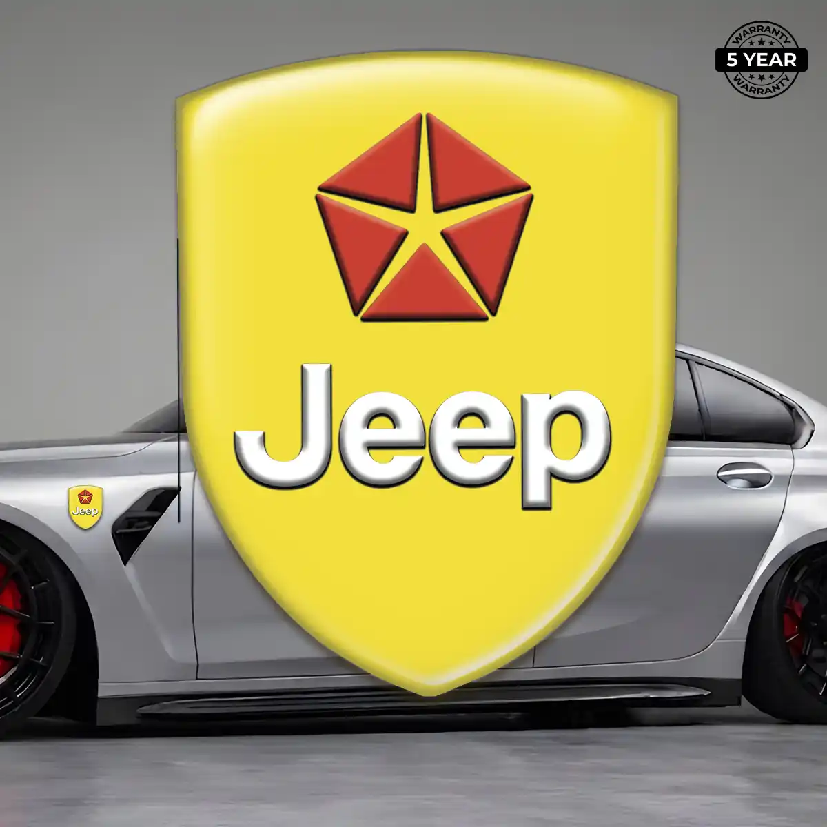 Jeep Emblem Logo Badge Exterior Luxe