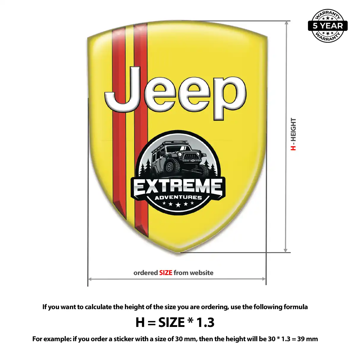 Jeep Emblem Logo Badge Interior Luxe
