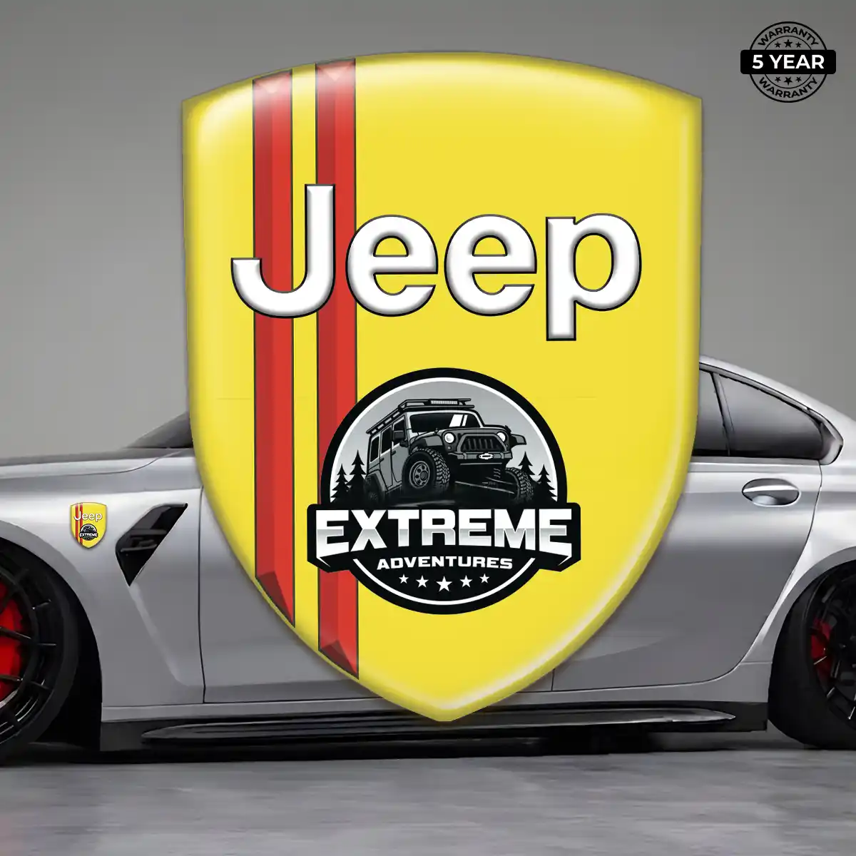 Jeep Emblem Logo Badge Interior Luxe