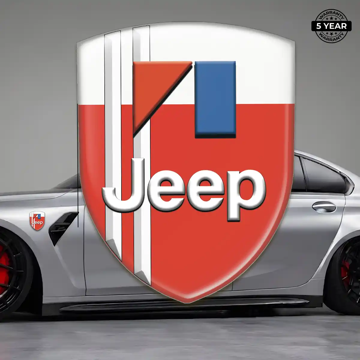 Jeep Emblem Logo Badge Opulent Line