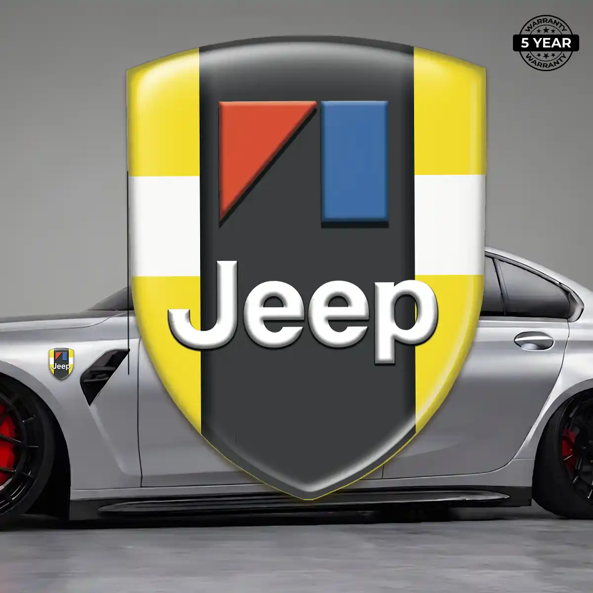 Jeep Emblem Logo Badge Outer Style