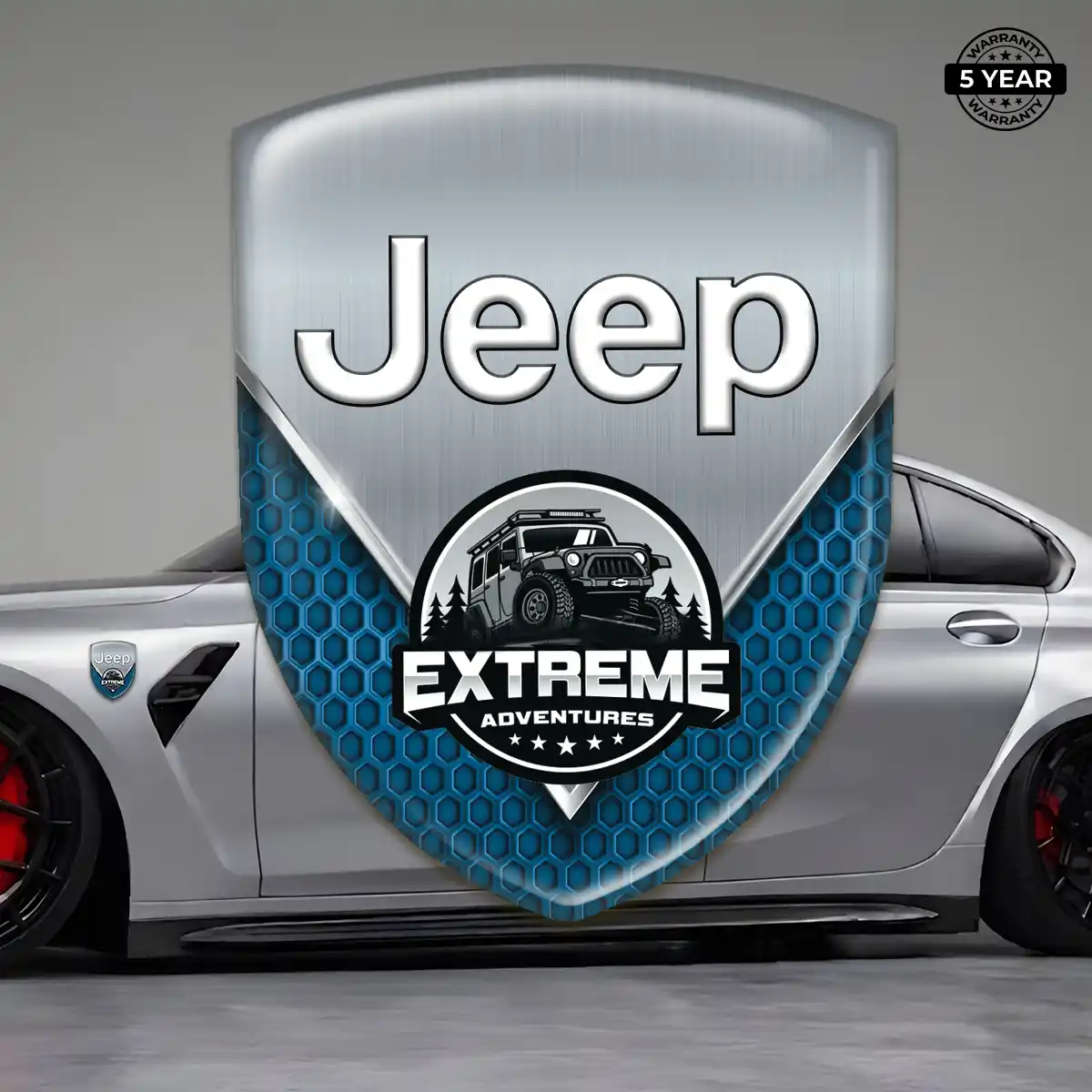 Jeep Emblem Logo Badge Premium Dome