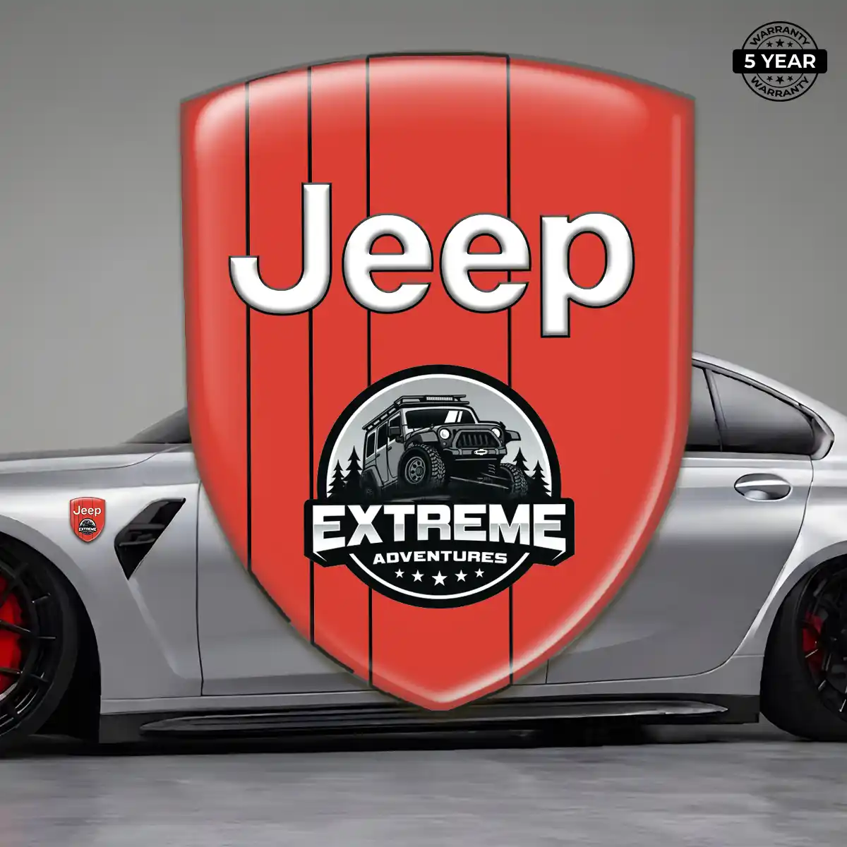 Jeep Emblem Logo Badge Prestige Line