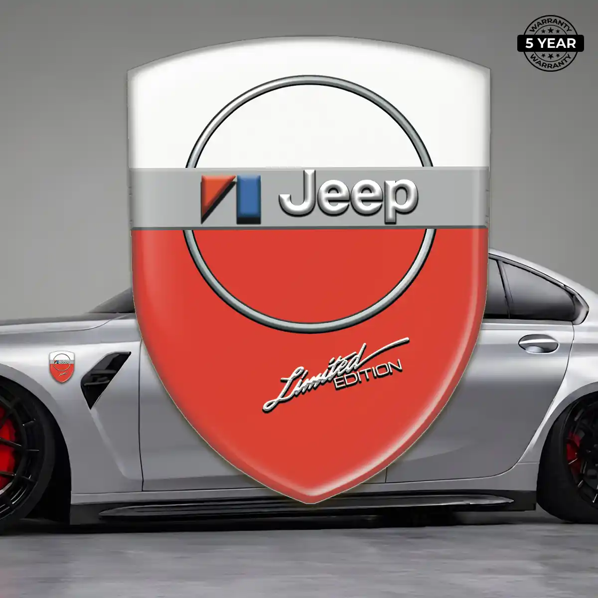 Jeep Emblem Logo Badge Refined Design