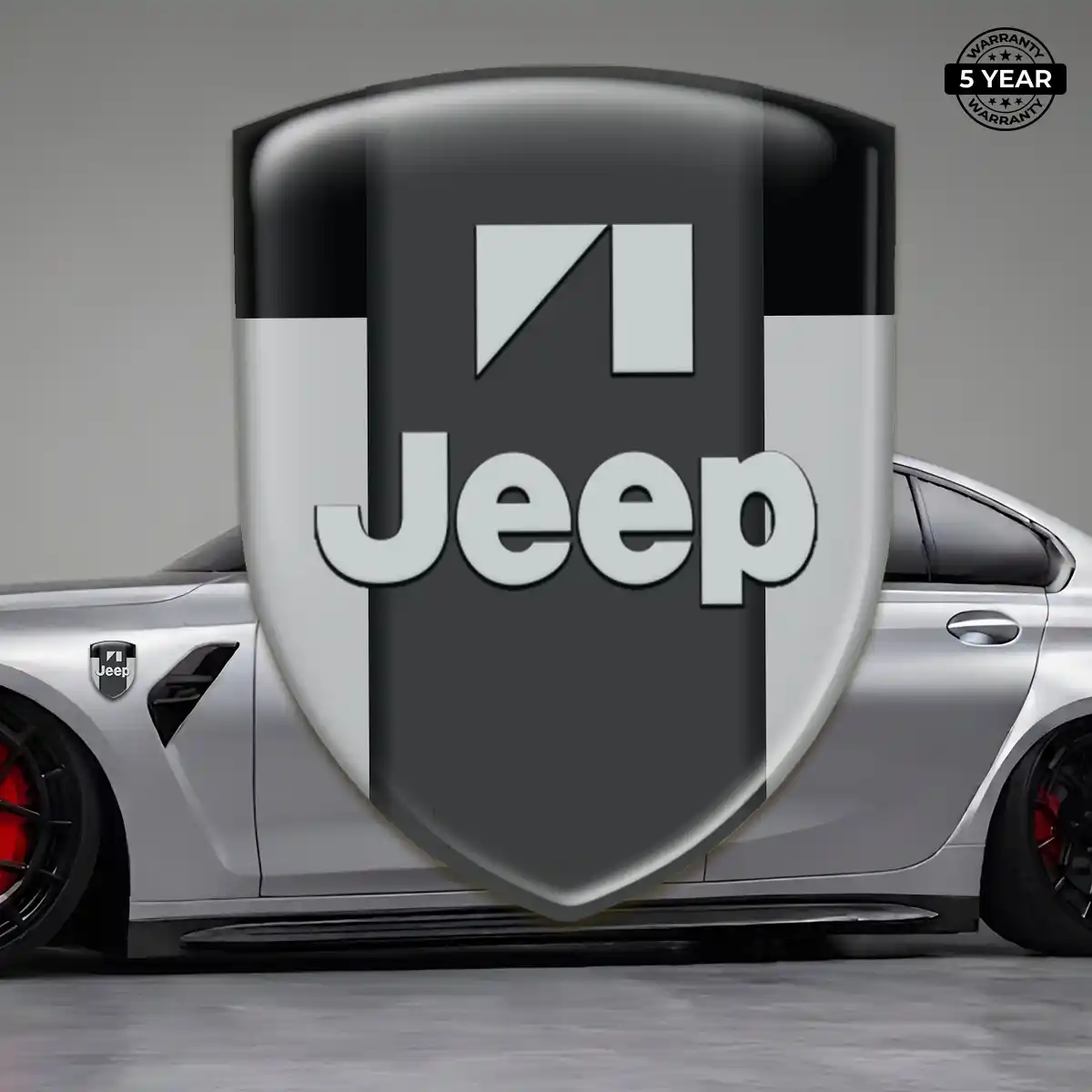 Jeep Emblem Logo Badge Resin Luxe