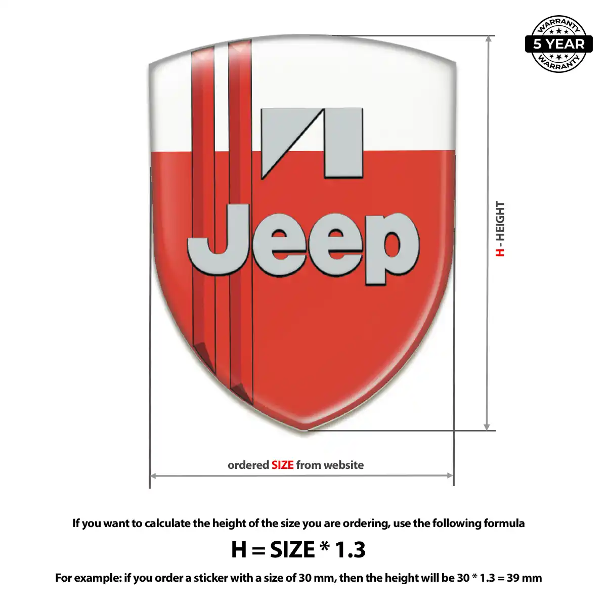 Jeep Emblem Logo Badge Sleek Style
