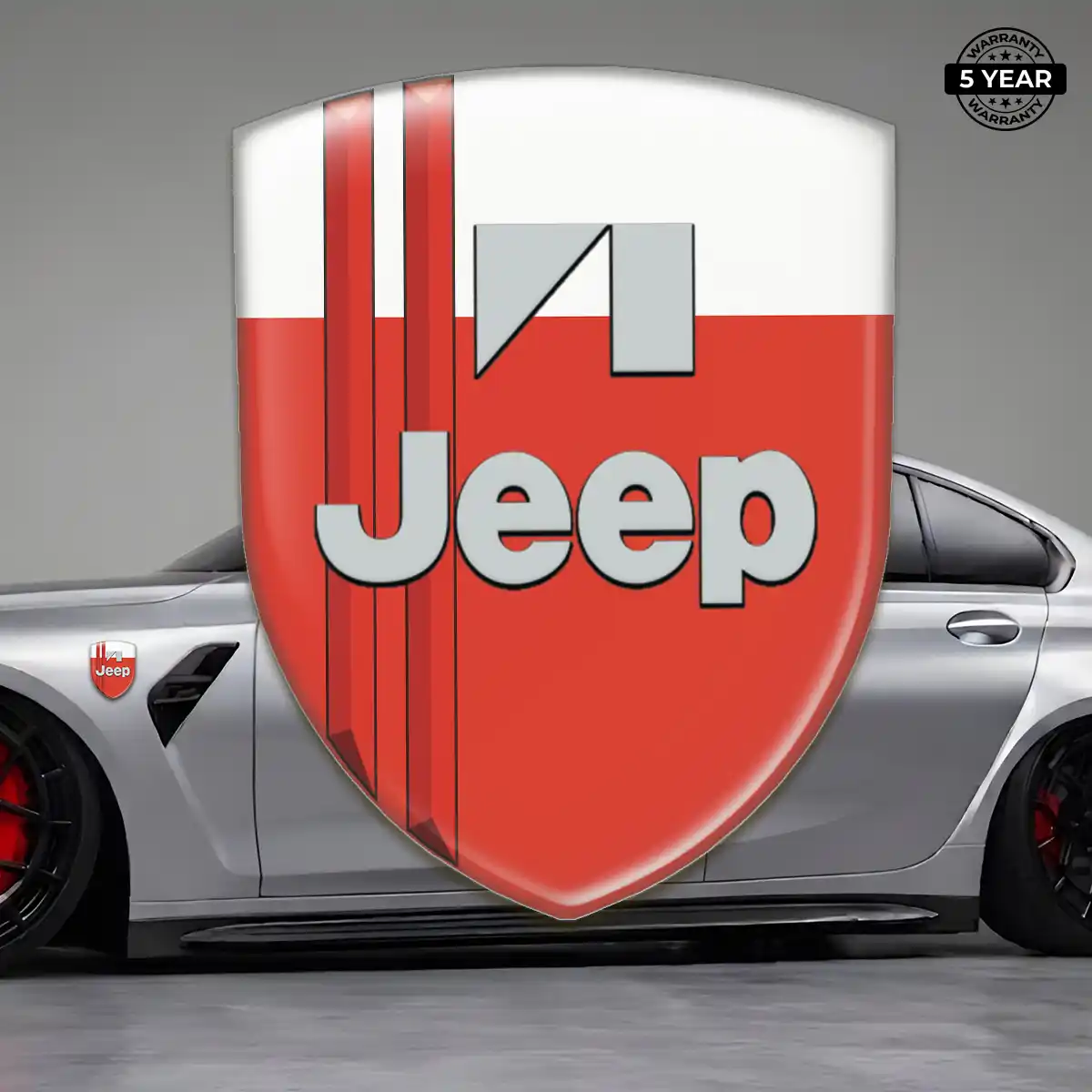 Jeep Emblem Logo Badge Sleek Style
