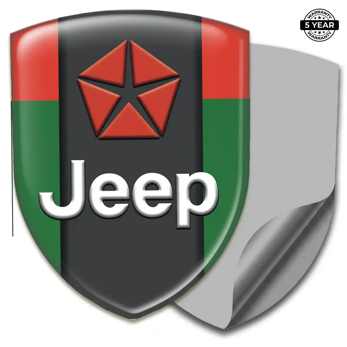 Jeep Emblem Logo Cabin Style