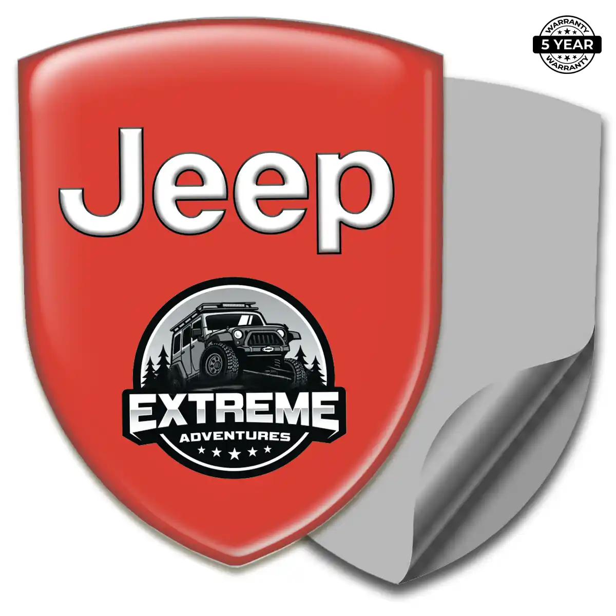 Jeep Emblem Logo Elite Finish