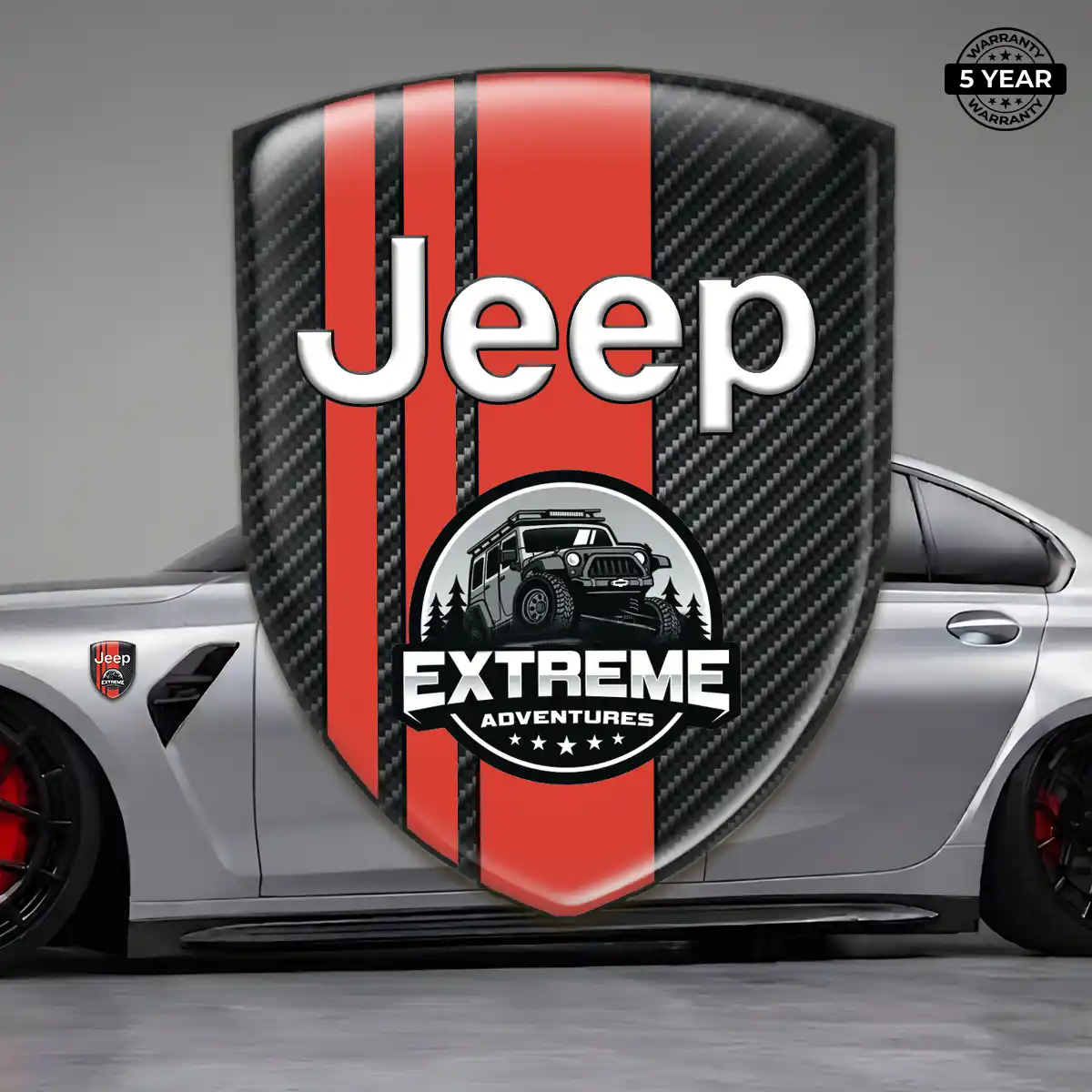 Jeep Emblem Logo Interior Luxe