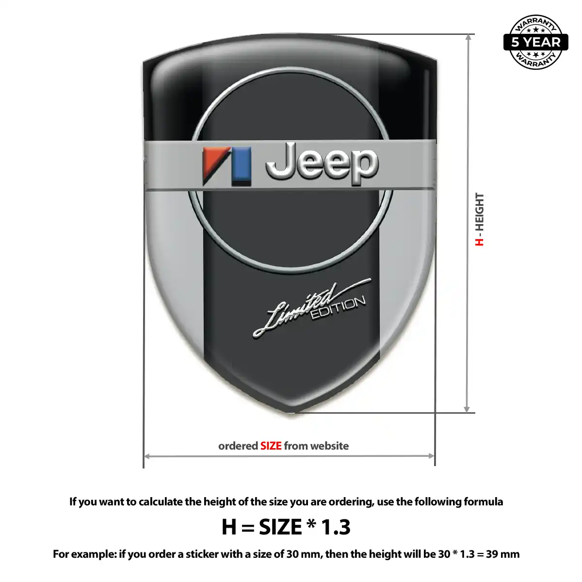 Jeep Emblem Logo Opulent Line