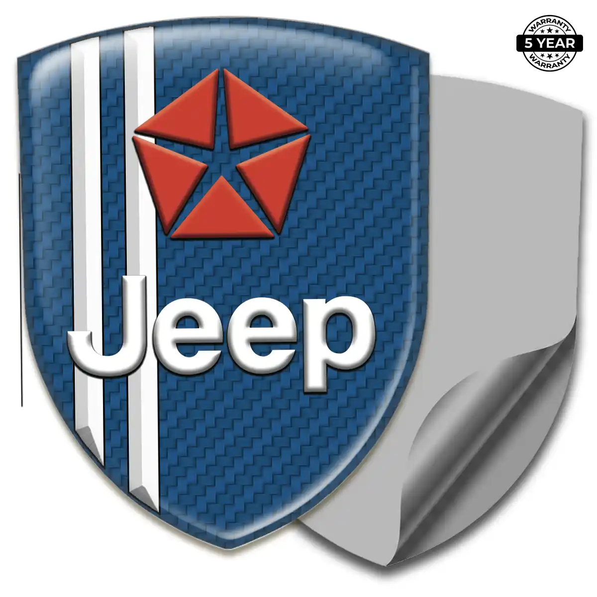Jeep Emblem Logo Premium Dome