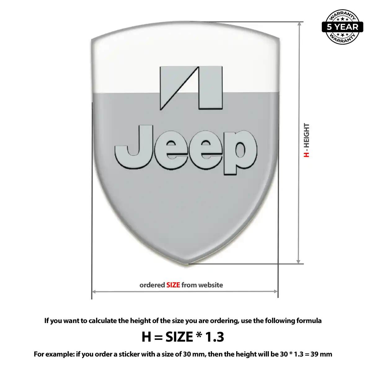 Jeep Emblem Logo Prime Quality