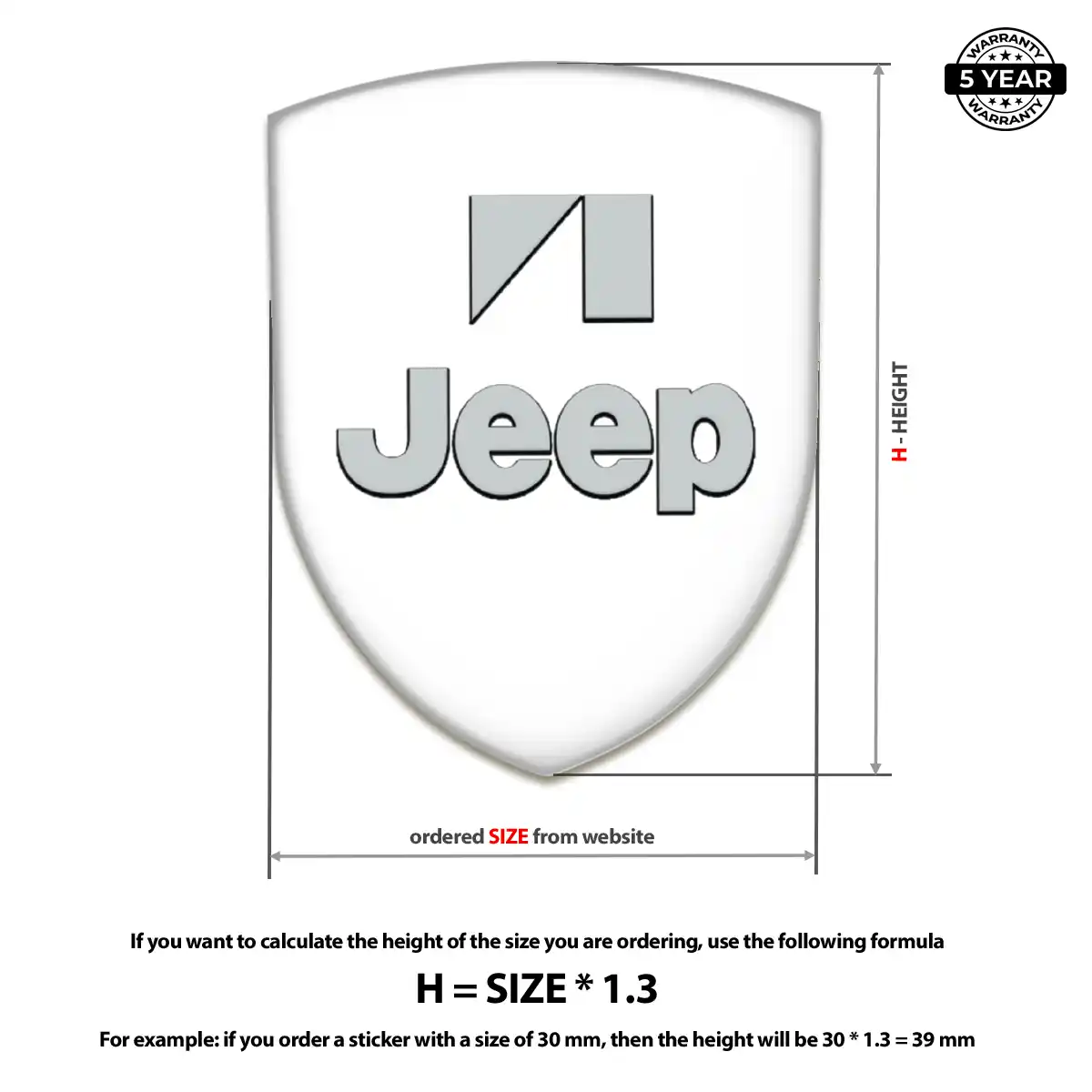 Jeep Emblem Logo Refined Design