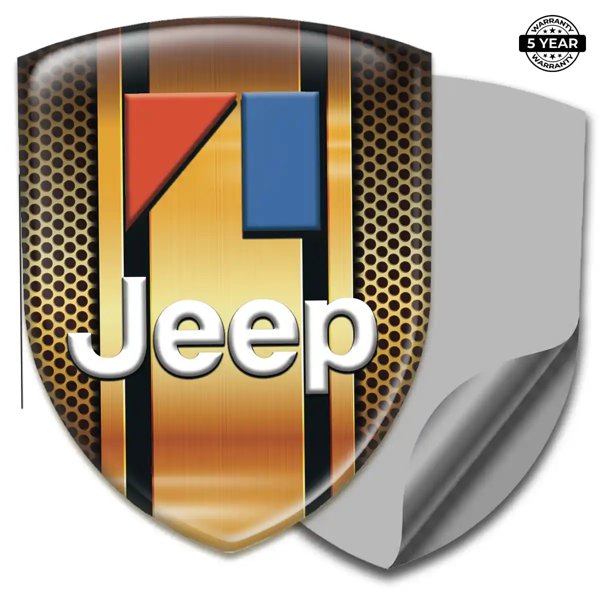 Jeep Emblem Logo Resin Luxe