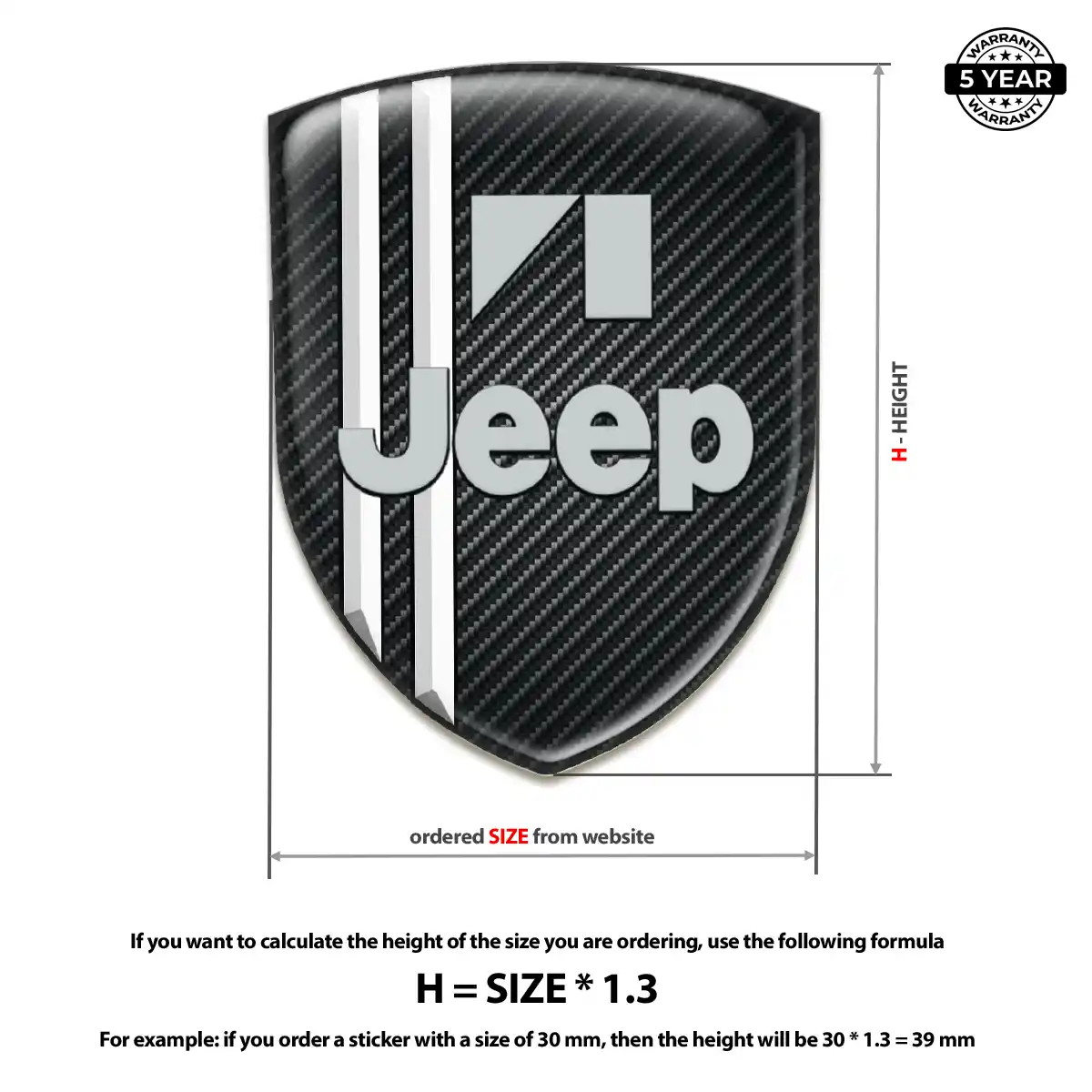 Jeep Emblem Logo Signature Grade
