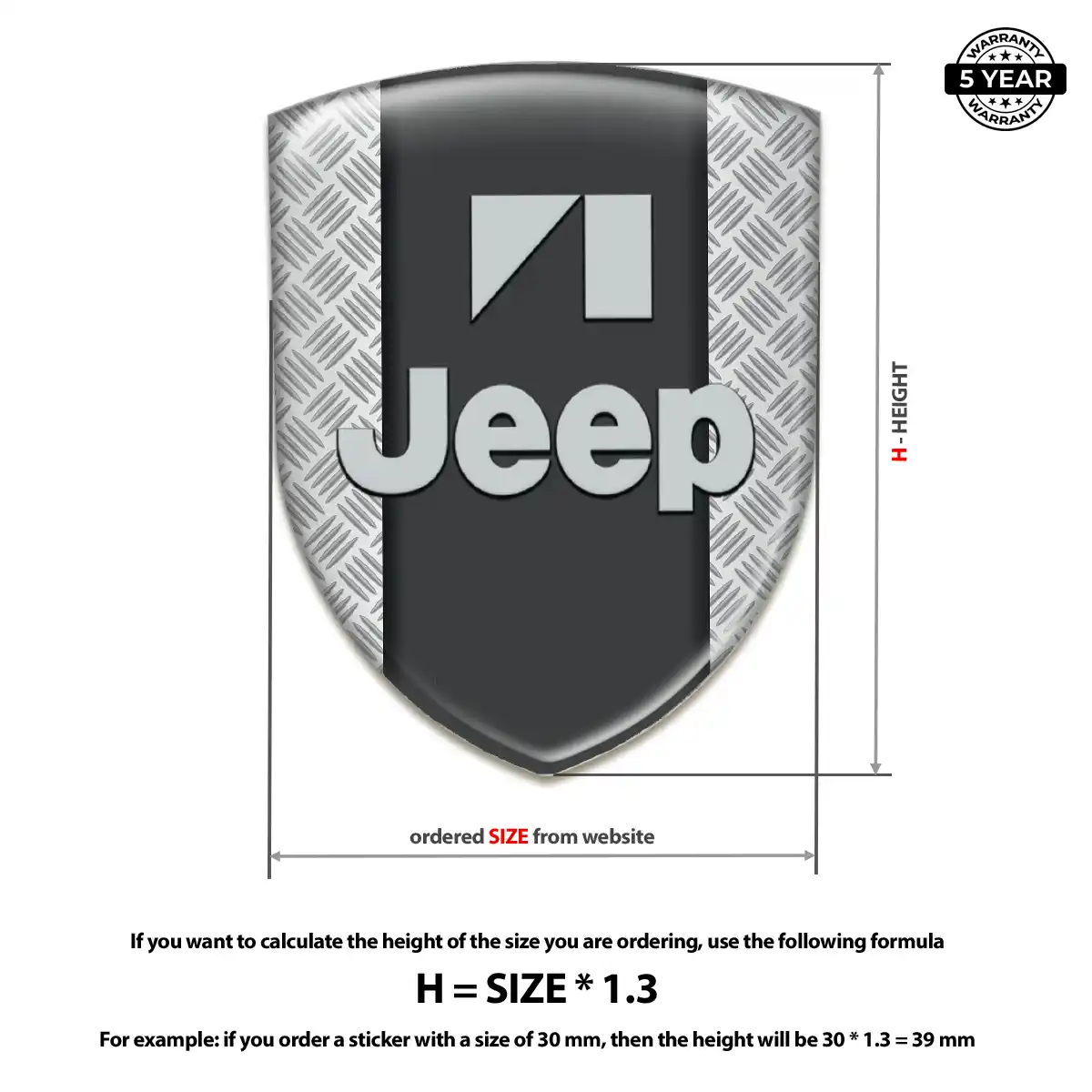 Jeep Emblem Outer Style