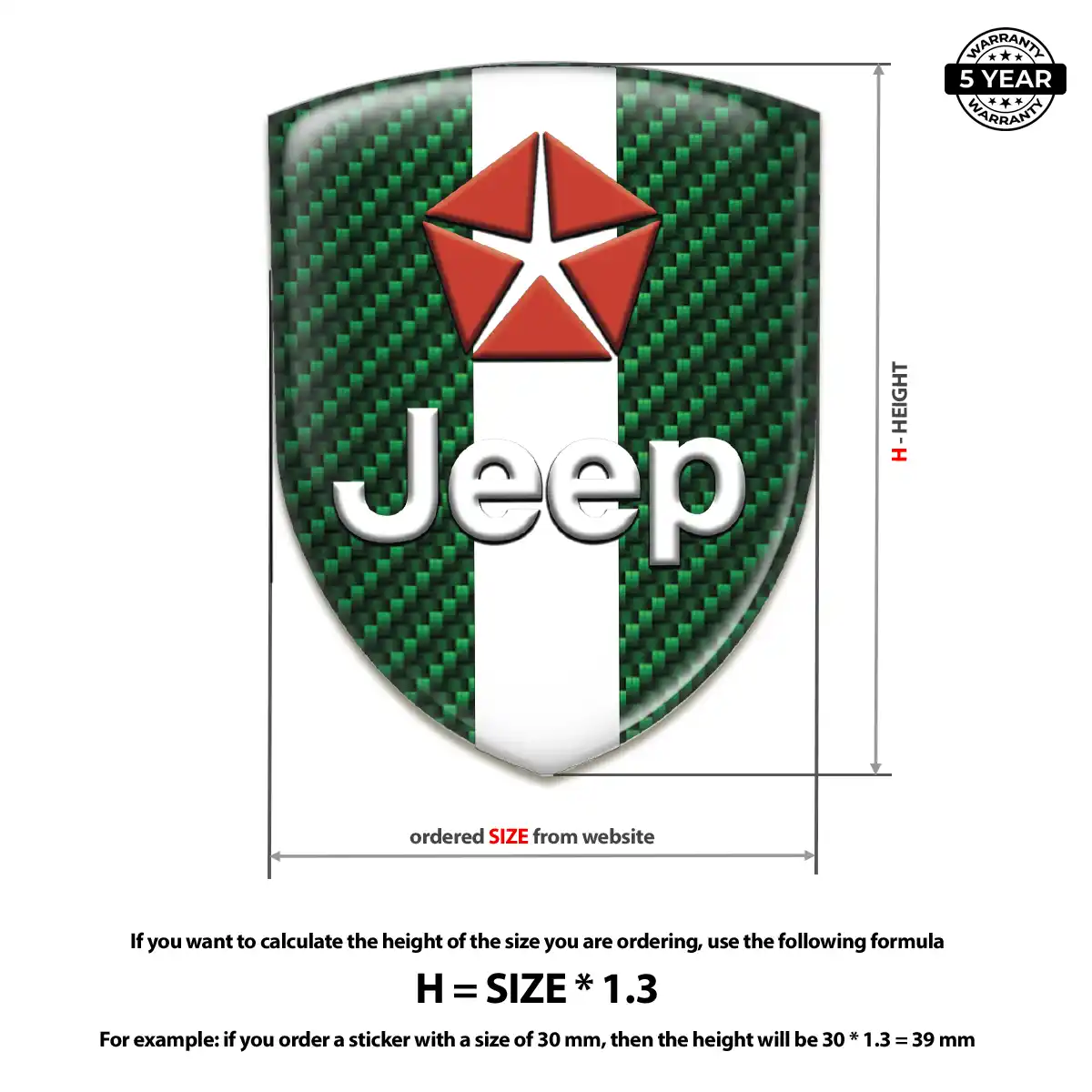 Jeep Emblem Prime Quality