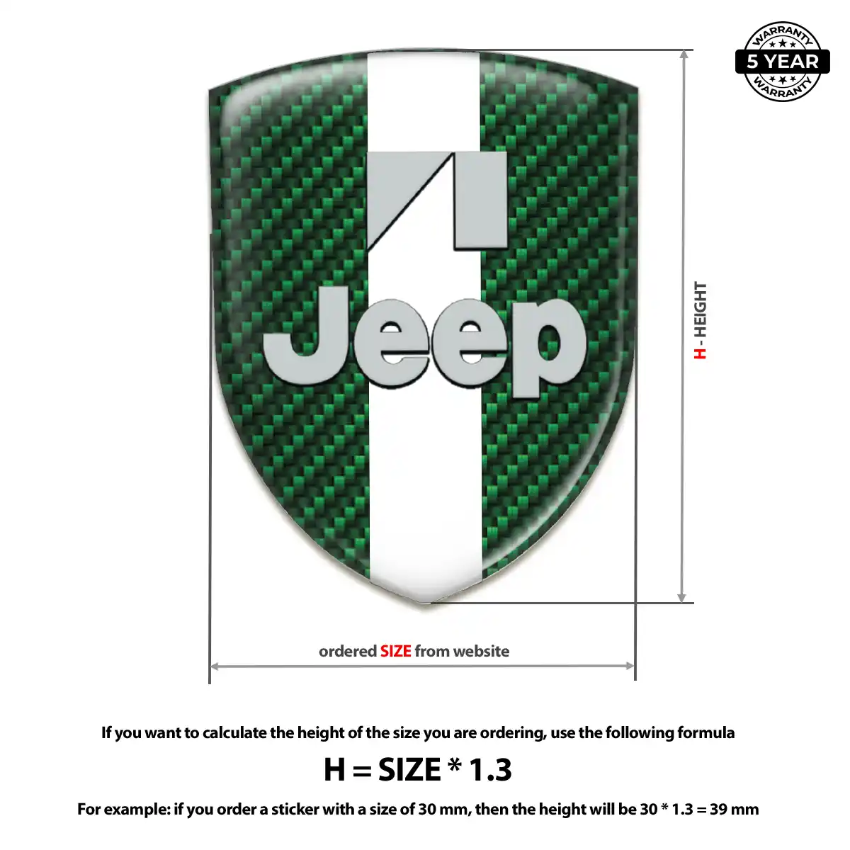 Jeep Emblem Resin Elite