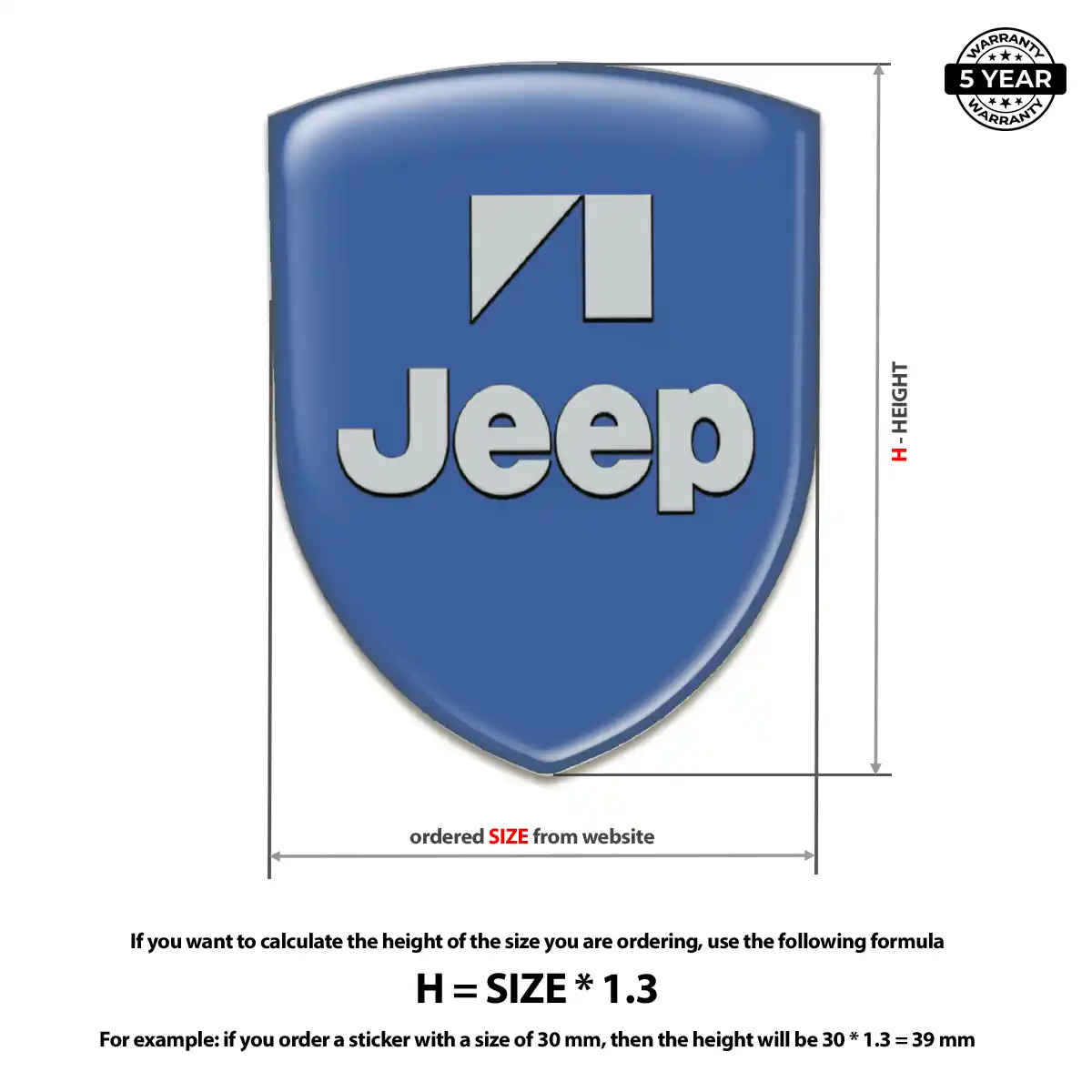 Jeep Emblem Shield Elite Edition
