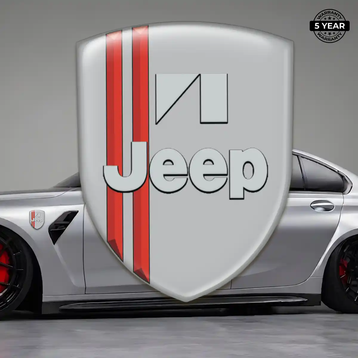 Jeep Emblem Shield Elite Finish