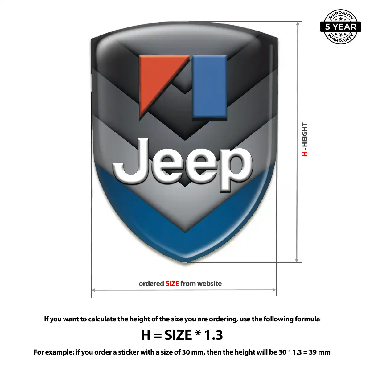 Jeep Emblem Shield Exclusive Series