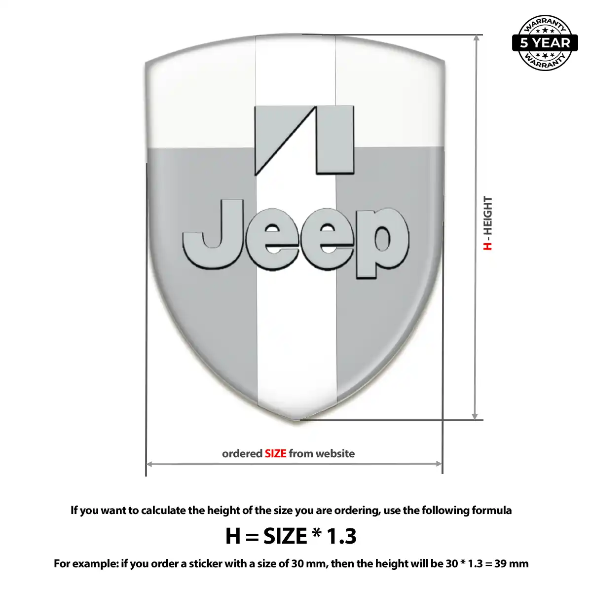Jeep Emblem Shield Interior Elegance