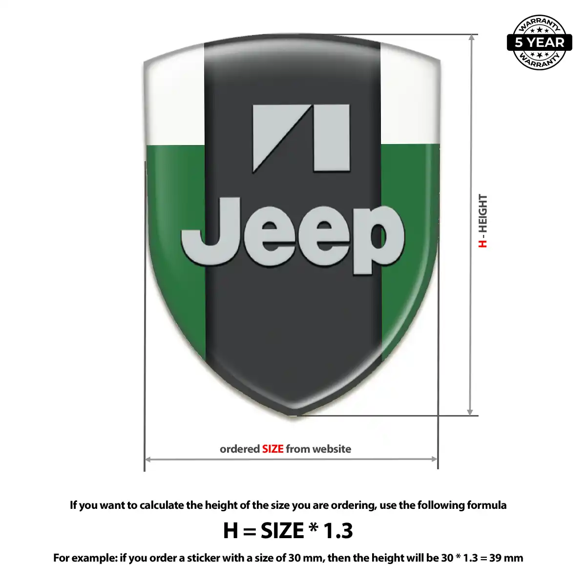 Jeep Emblem Shield Interior Luxe