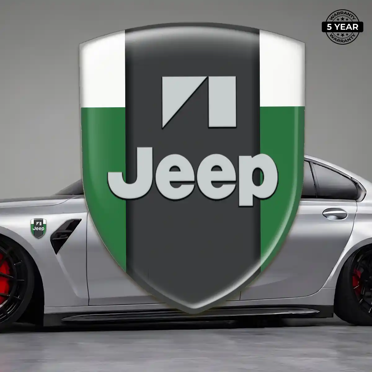 Jeep Emblem Shield Interior Luxe