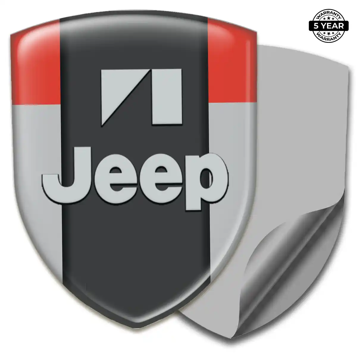 Jeep Emblem Shield Premium Dome