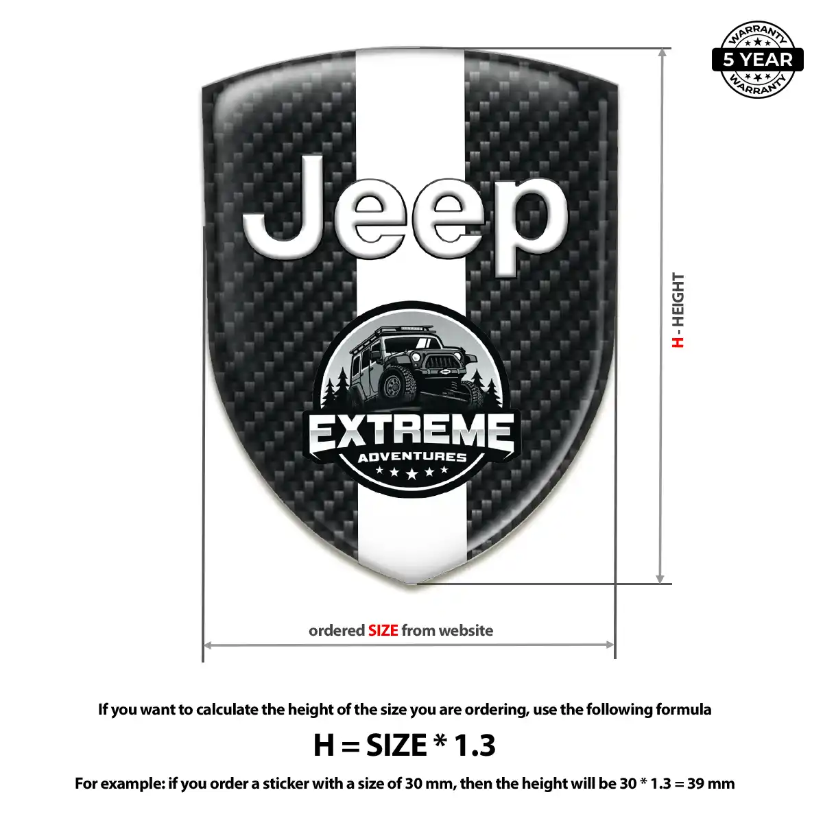 Jeep Emblem Shield Prestige Line