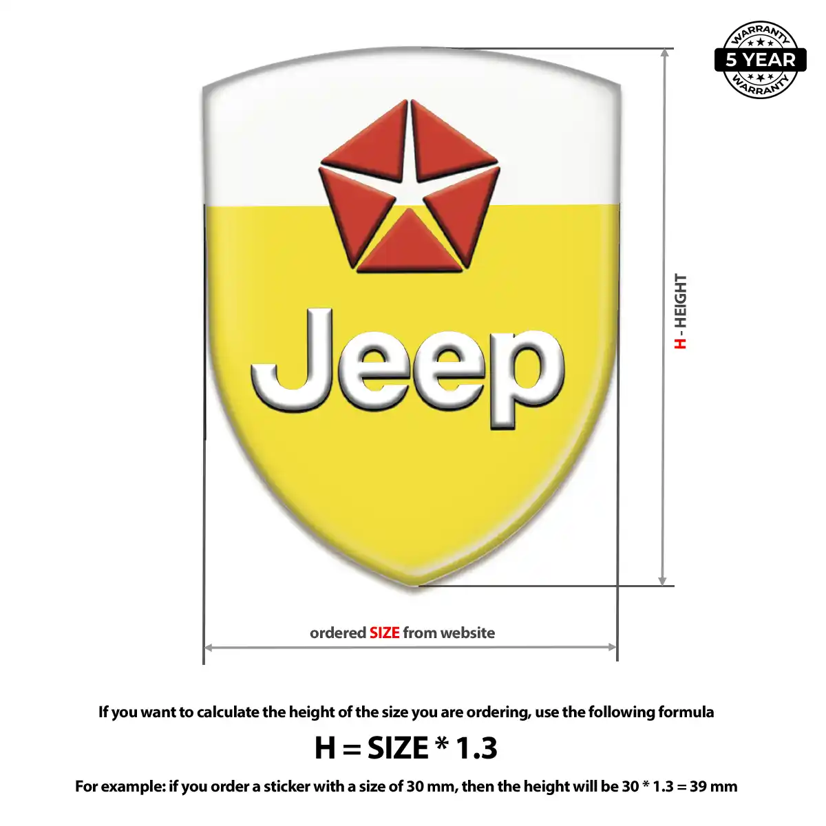Jeep Emblem Shield Refined Design