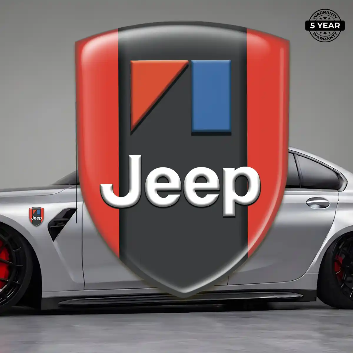 Jeep Emblem Shield Resin Luxe