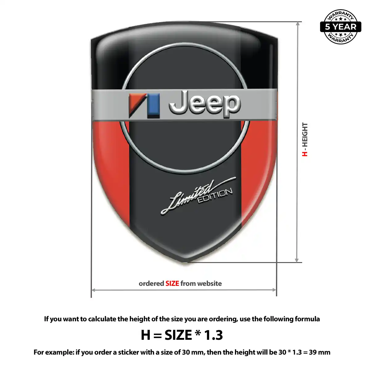 Jeep Emblem Shield Superior Craft