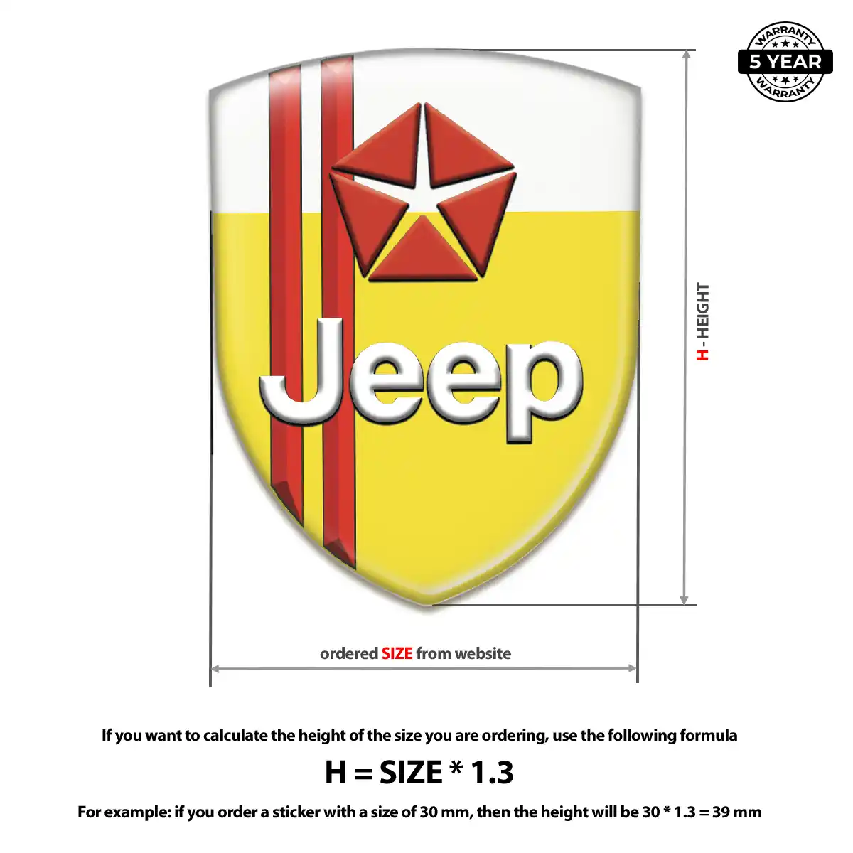 Jeep Emblem Silicone Deluxe Edition