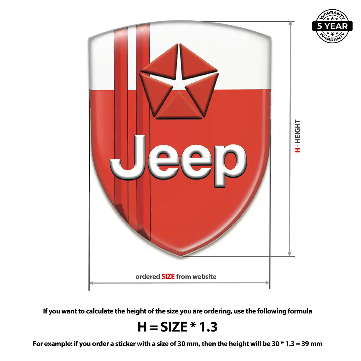 Jeep Emblem Silicone Elite Finish