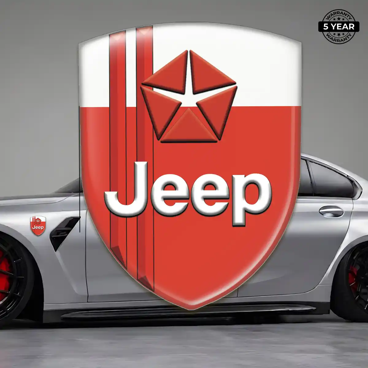 Jeep Emblem Silicone Elite Finish