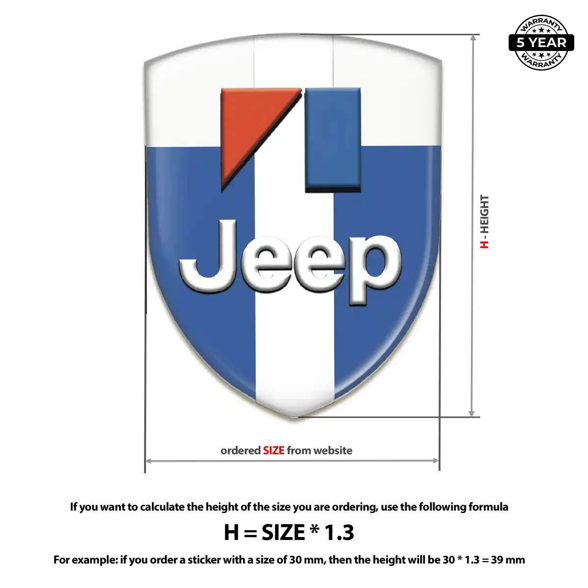Jeep Emblem Silicone Exterior Luxe