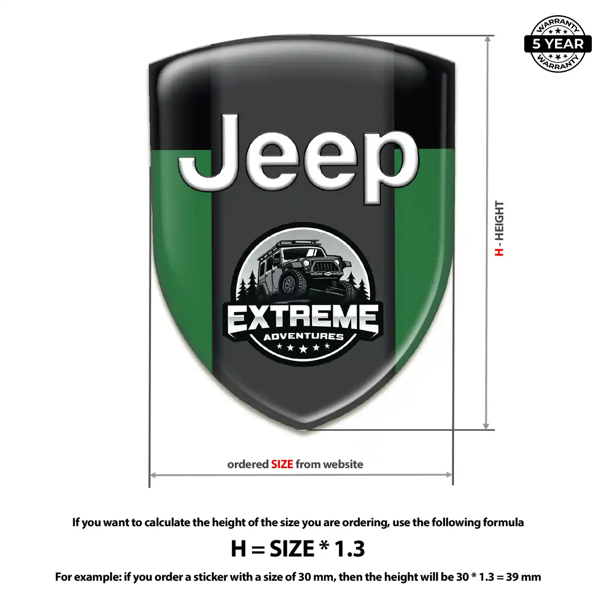 Jeep Emblem Silicone Interior Elegance
