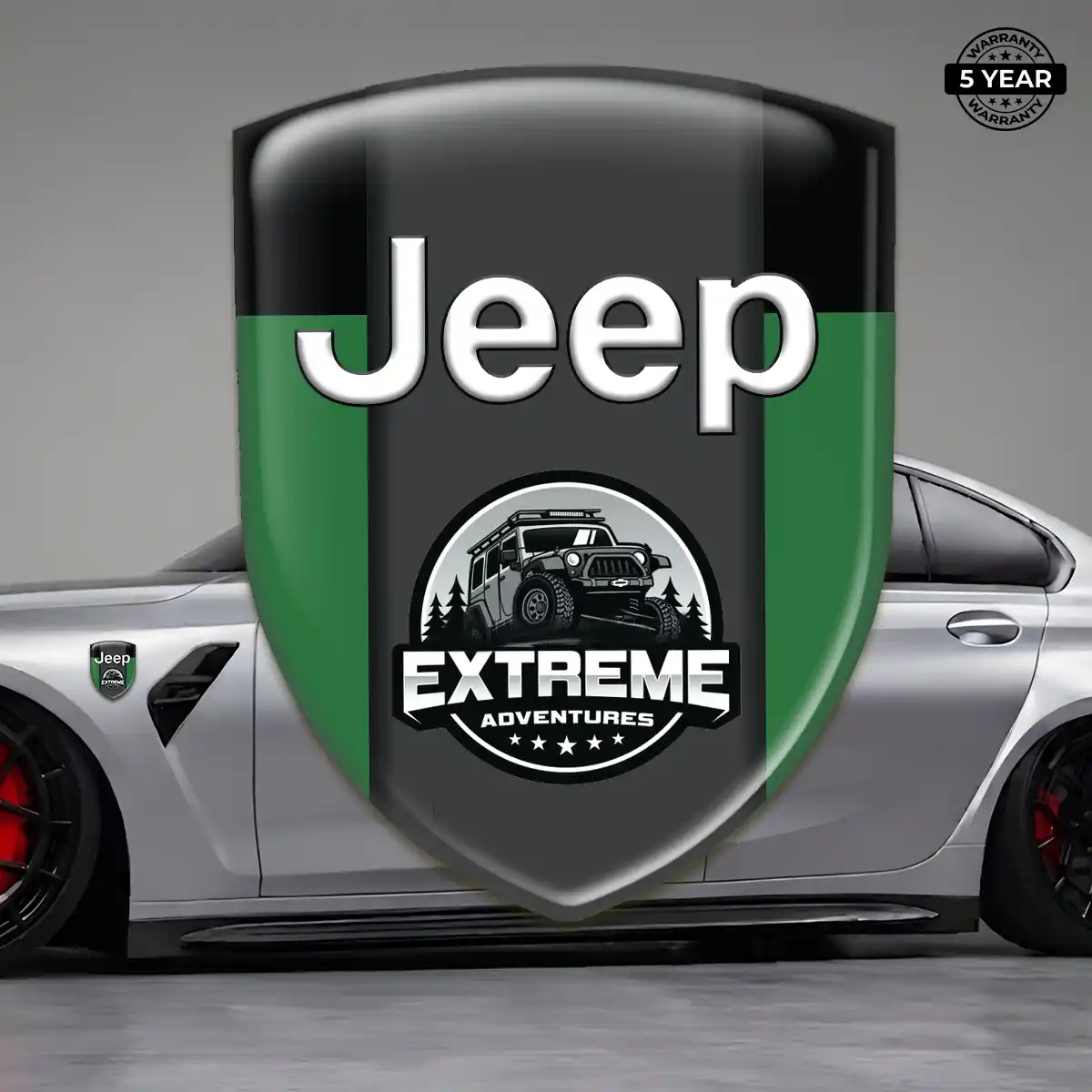 Jeep Emblem Silicone Interior Elegance