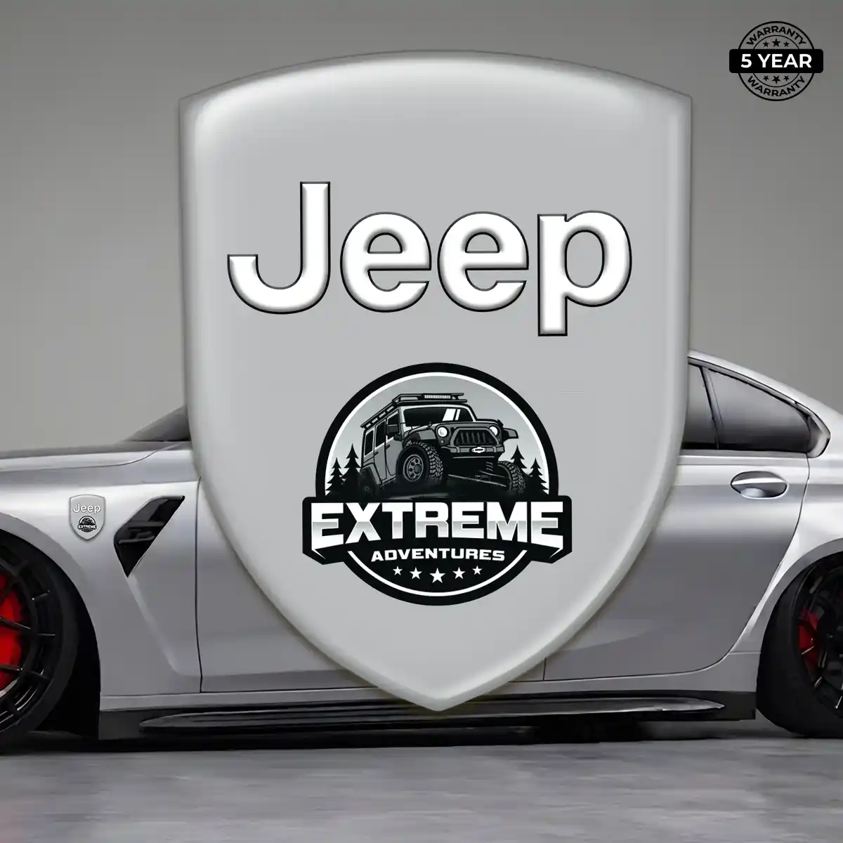 Jeep Emblem Silicone Interior Luxe