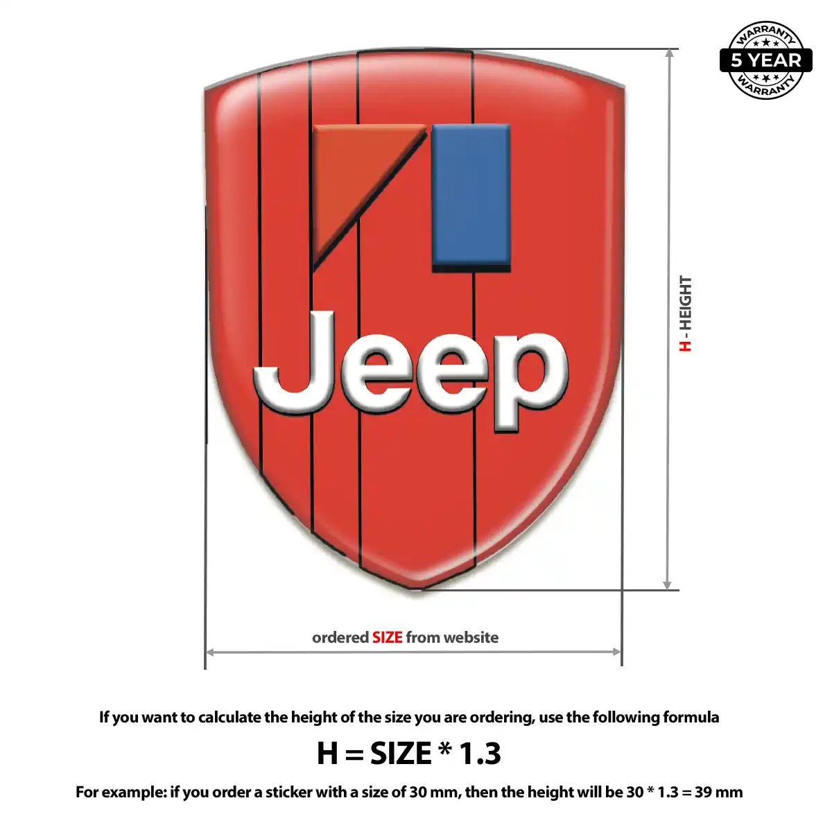 Jeep Emblem Silicone Noble Edition