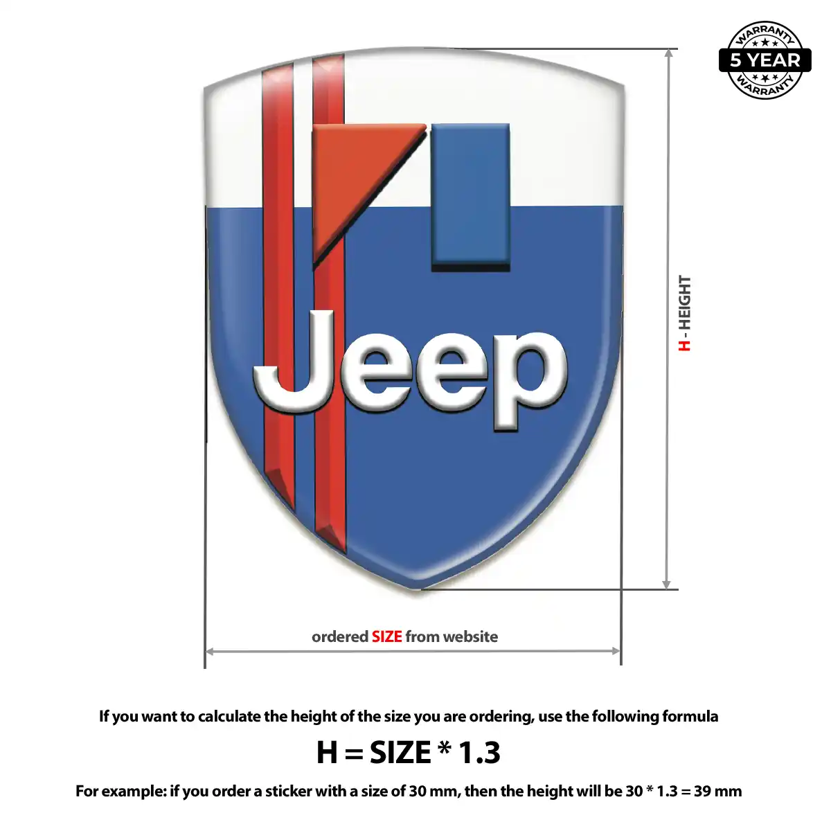 Jeep Emblem Silicone Opulent Line