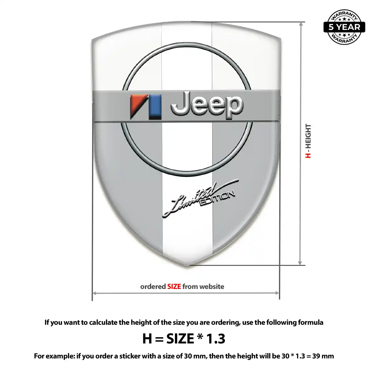 Jeep Emblem Silicone Prestige Line