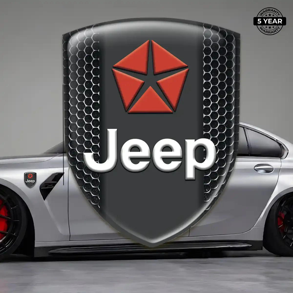 Jeep Emblem Silicone Prime Quality
