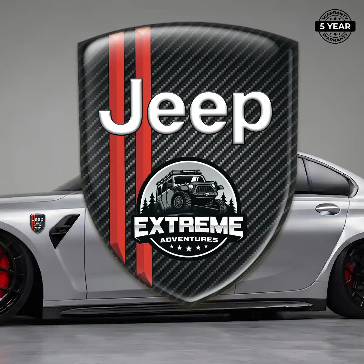 Jeep Emblem Silicone Resin Luxe
