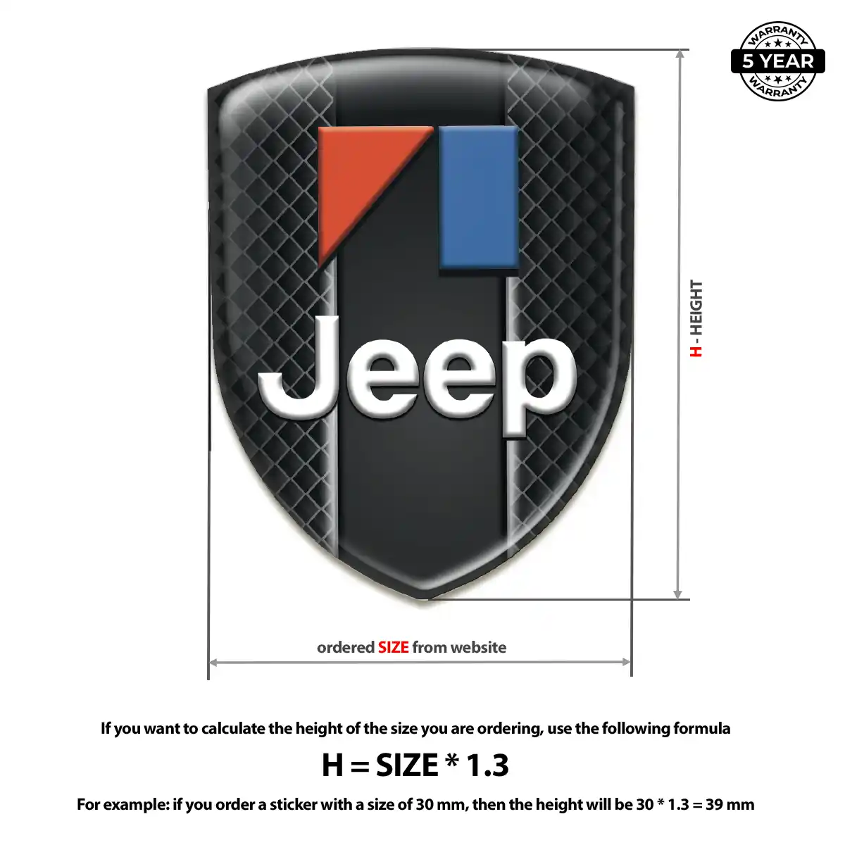 Jeep Emblem Silicone Superior Craft