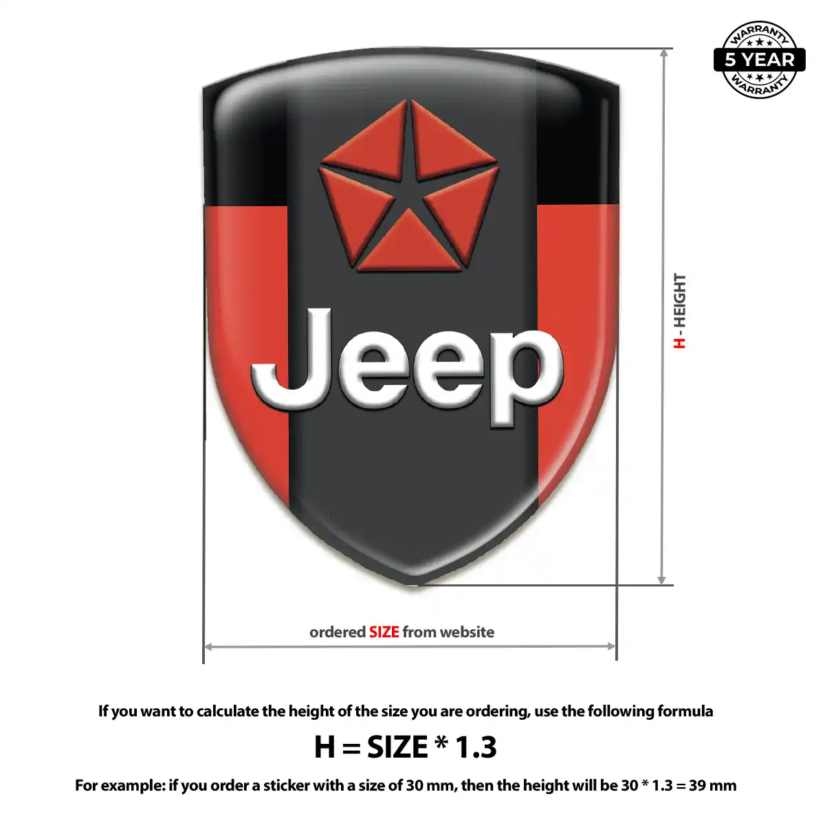 Jeep Emblem Sleek Style