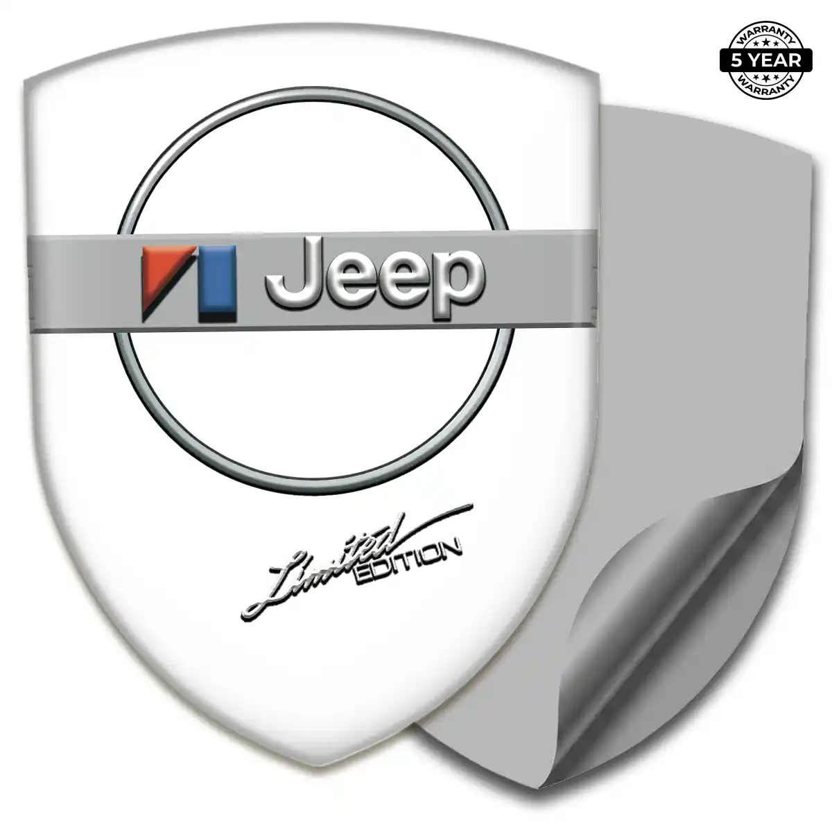 Jeep Epoxy Domed Sticker Deluxe Edition