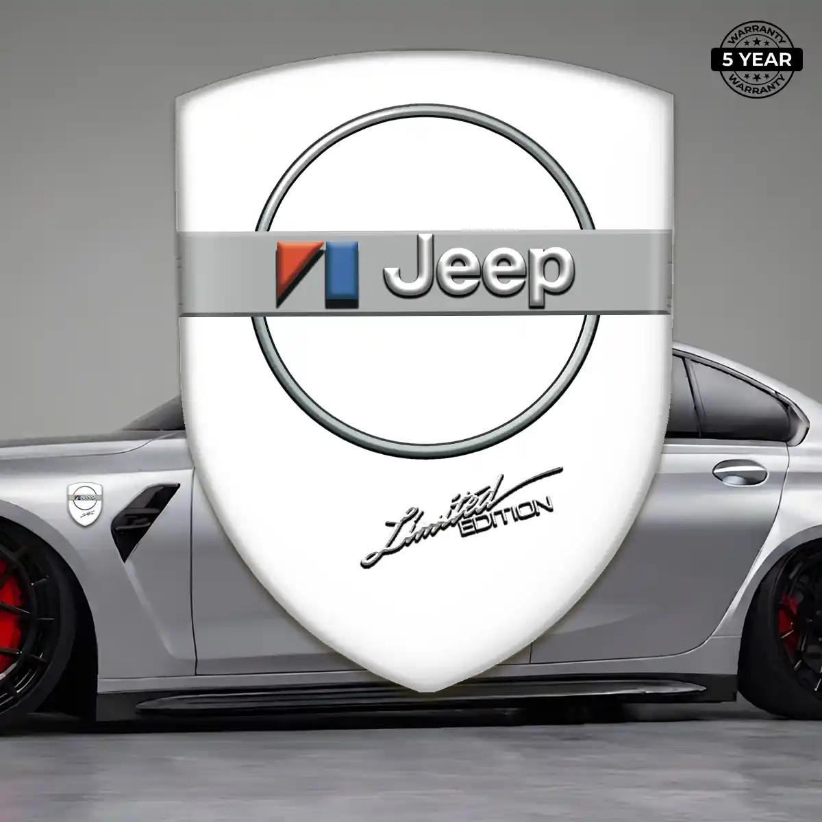 Jeep Epoxy Domed Sticker Deluxe Edition